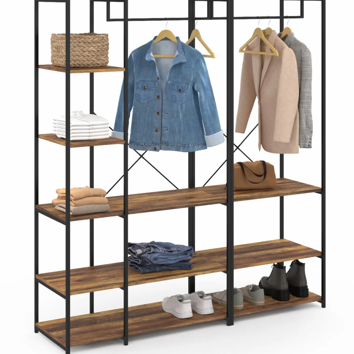 Grand dressing modulable style industriel