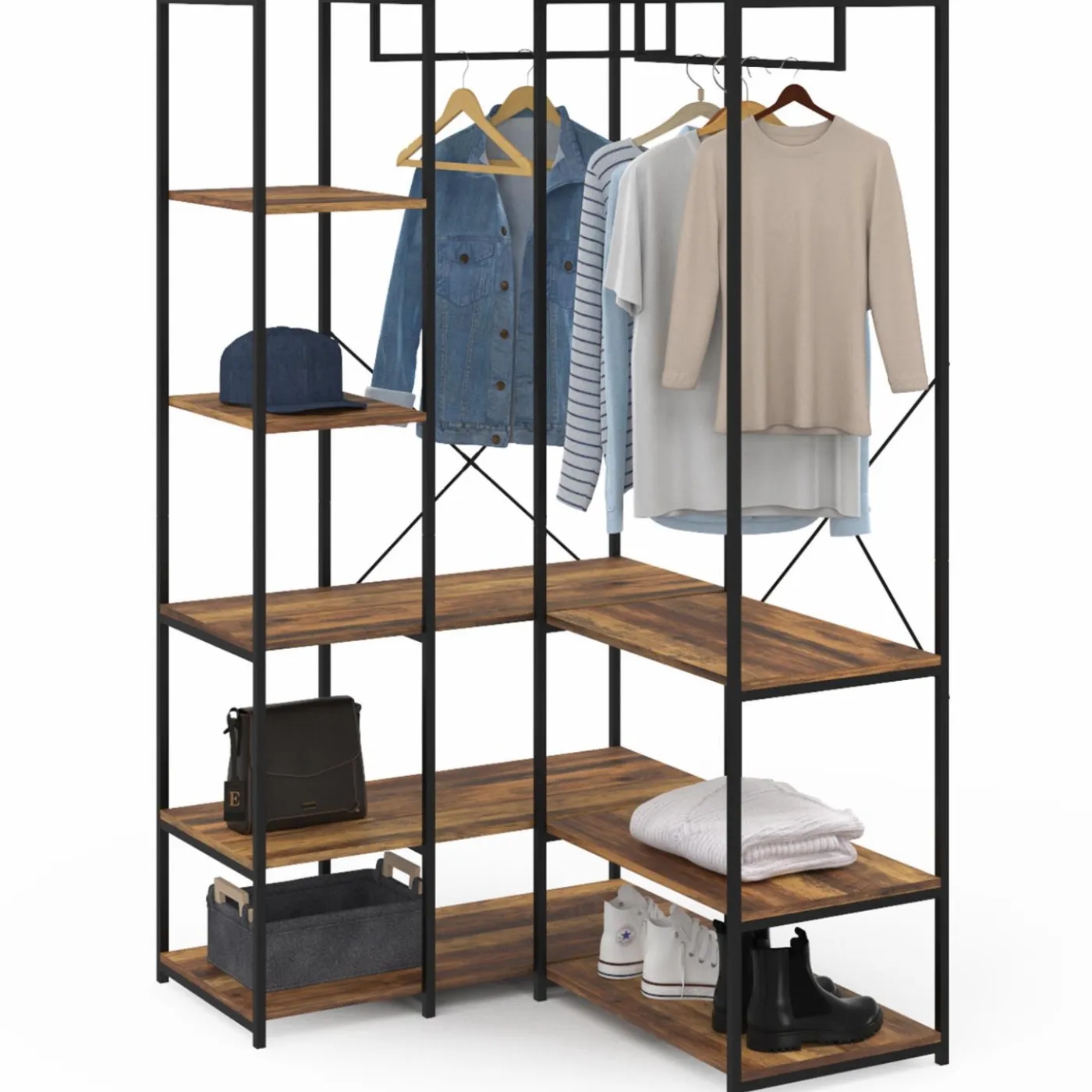 Grand dressing modulable style industriel