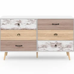 Grande commode scandinave XXL 6 tiroirs
