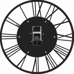 Grande horloge murale industrielle 60 cm avec engrenages