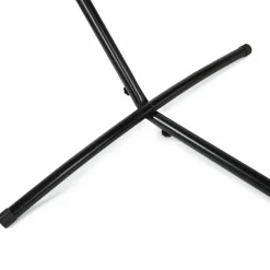 Hamac gris anthracite avec support métal