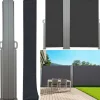 Housse pour paravent rétractable double noire