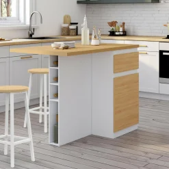 Ilot central range bouteilles 4 personnes