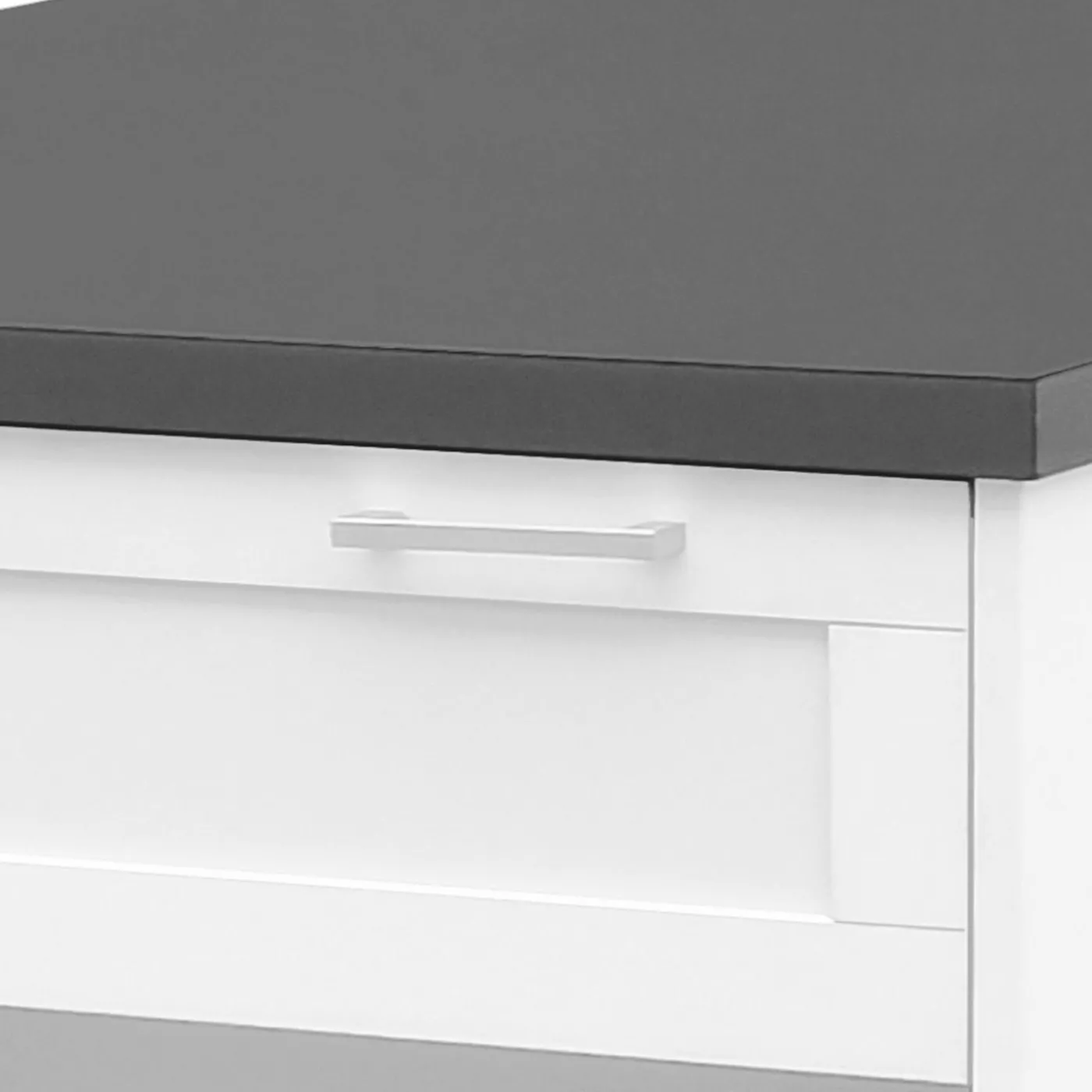 Ilot mange debout blanc et gris 130 cm