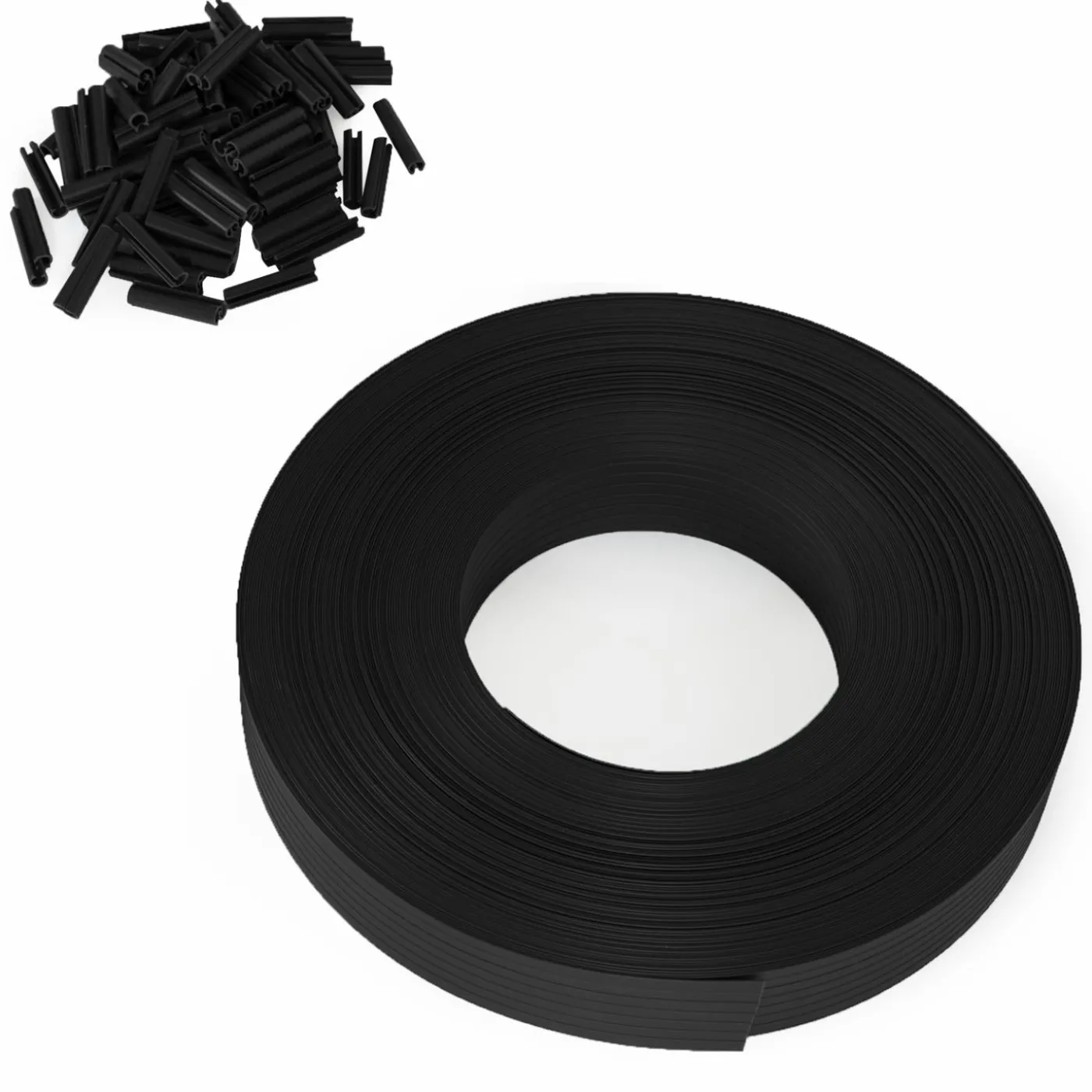 Kit de lamelles d’occultation pour grillage rigide noires
