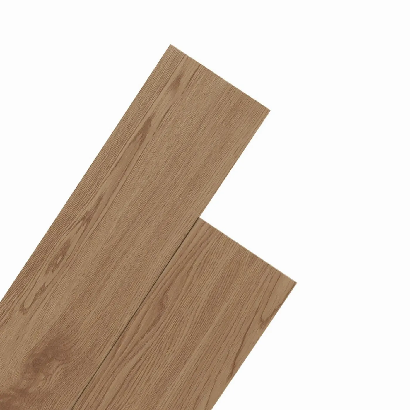 Lames PVC adhésives bois chêne foncé