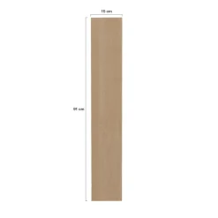 Lames PVC adhésives bois chêne clair