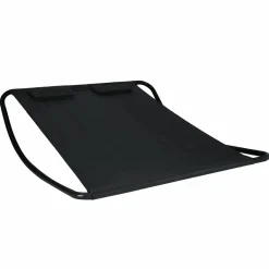 Lit bain de soleil double en toile noire