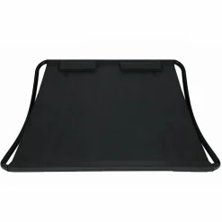 Lit bain de soleil double en toile noire