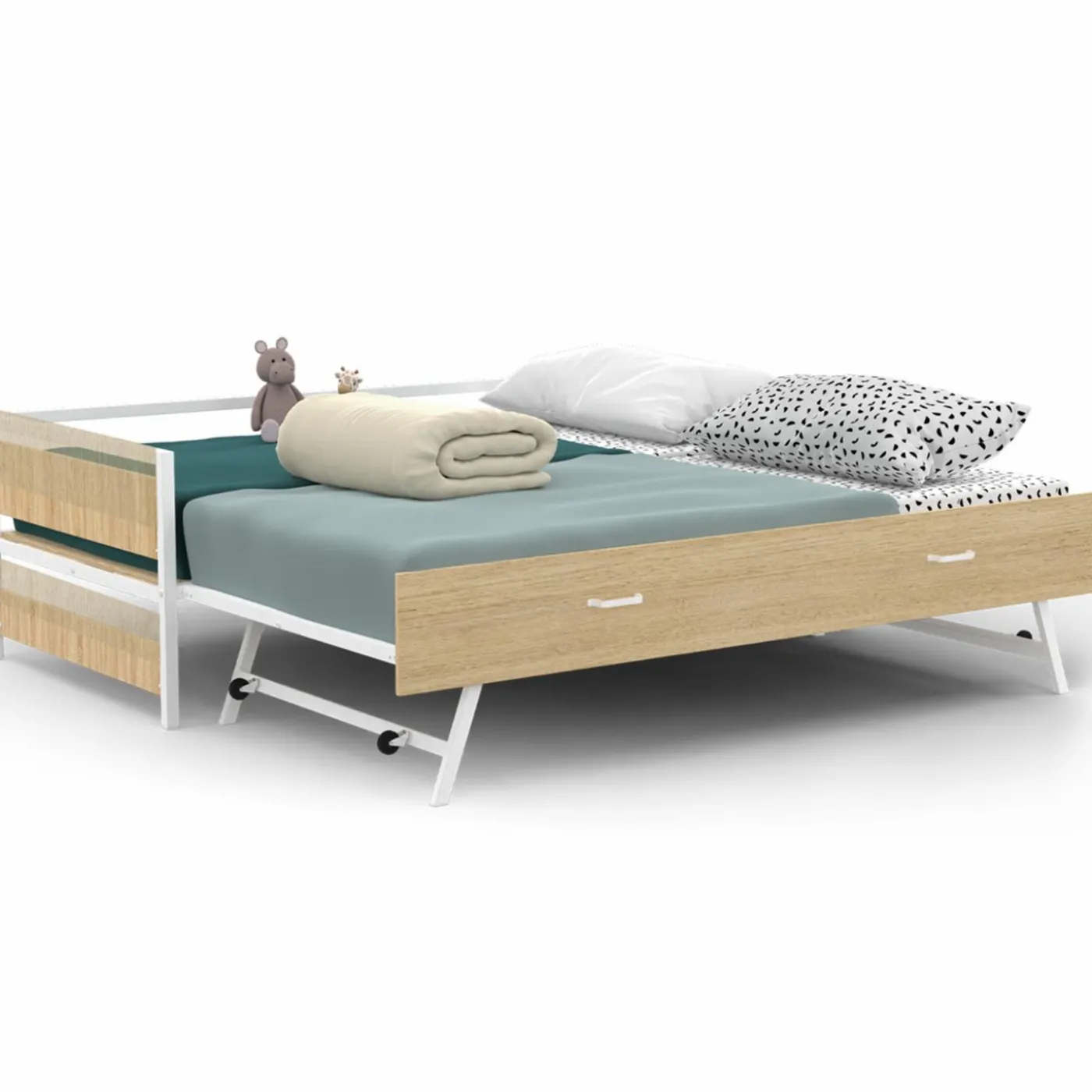 Lit banquette convertible style industriel