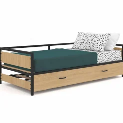 Lit banquette convertible 2 places industriel