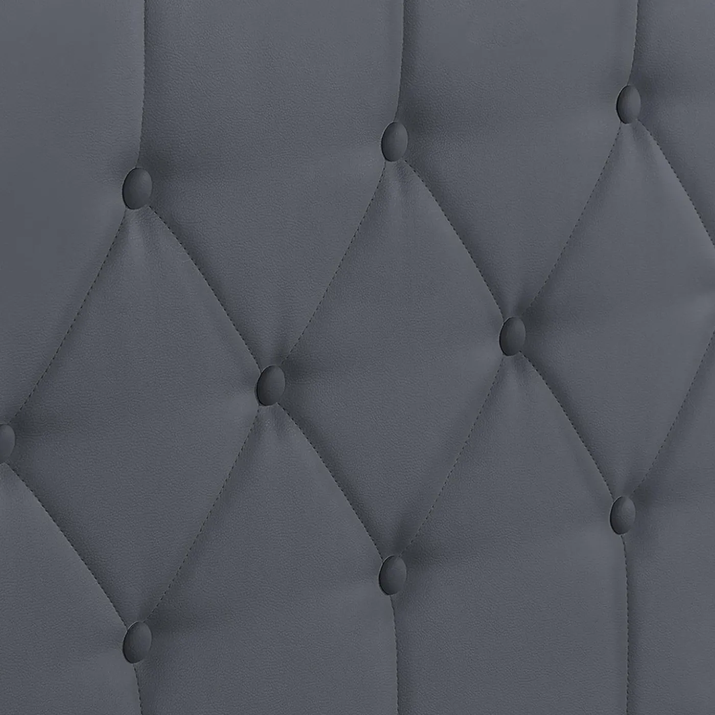Lit coffre avec tête de lit gris 140x190 CM