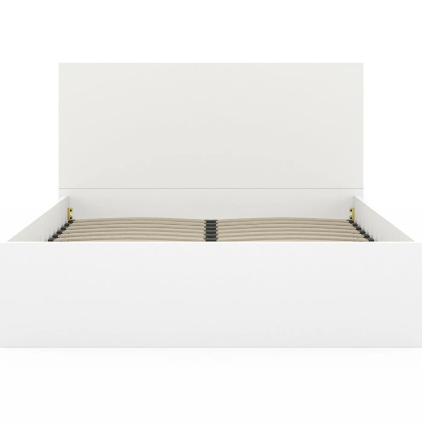 Lit coffre double 140x190 cm coloris blanc