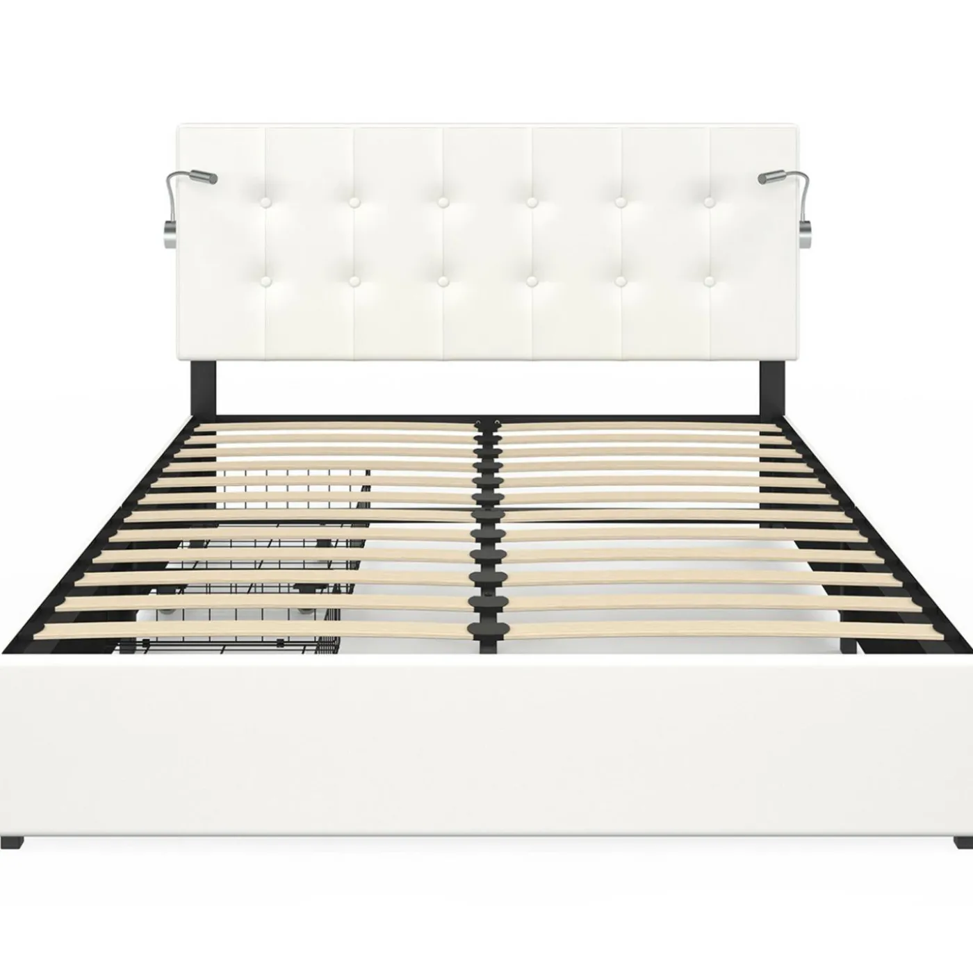 Lit double 140 x 190 avec liseuses