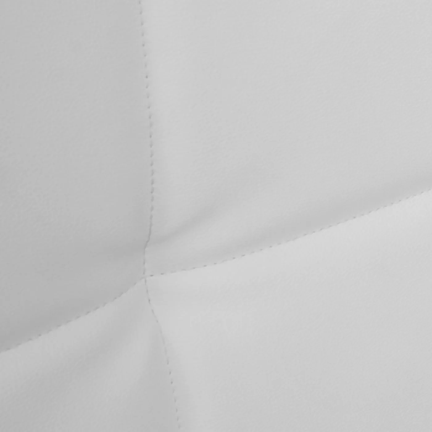 Lit double avec sommier PVC blanc 160x200cm