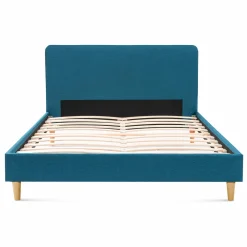 Lit double scandinave bleu canard