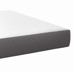 Lit double 140x190 avec sommier hêtre + matelas à mémoire de forme