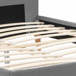 Lit scandinave gris clair 2 places