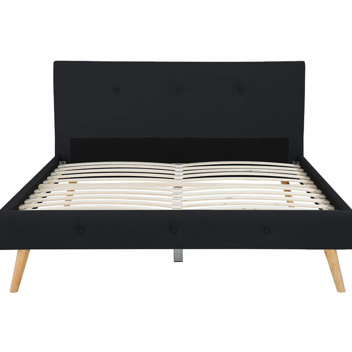 Lit style scandinave 140 x 190 cm noir