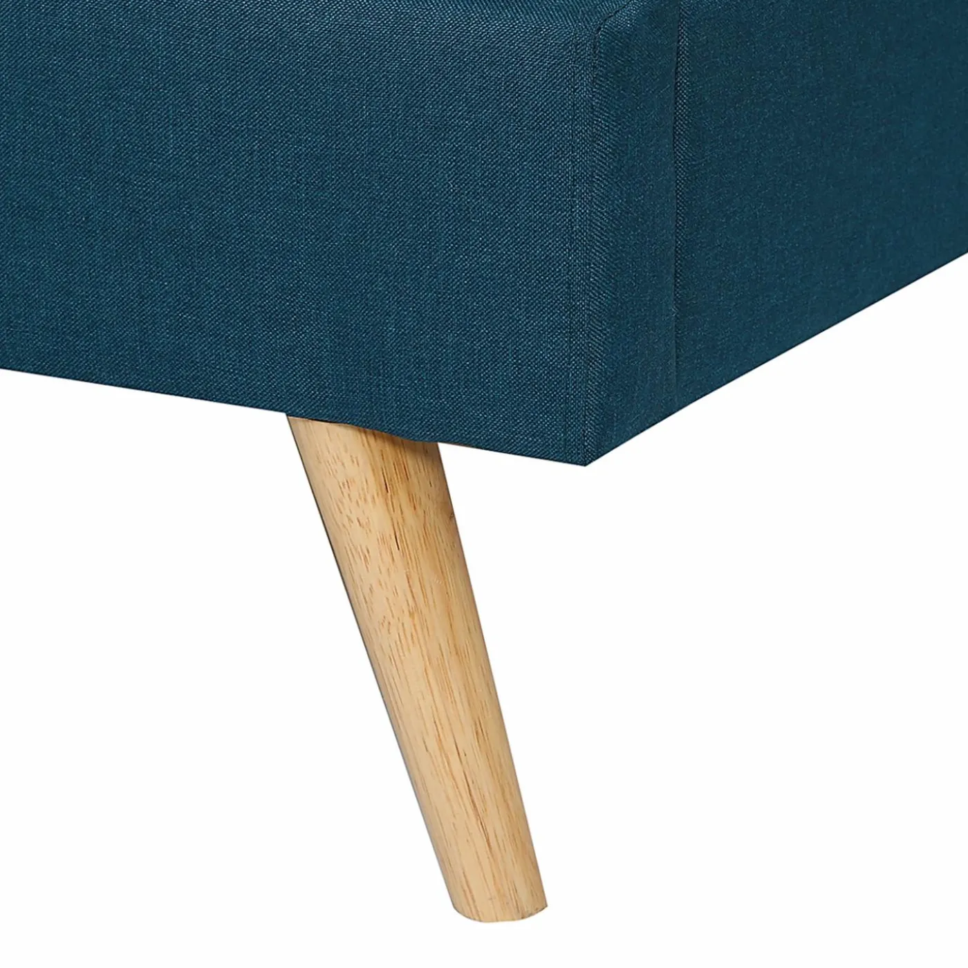 Lit style scandinave 160x200 cm bleu canard