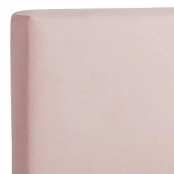 Lit style scandinave 140x190 cm rose