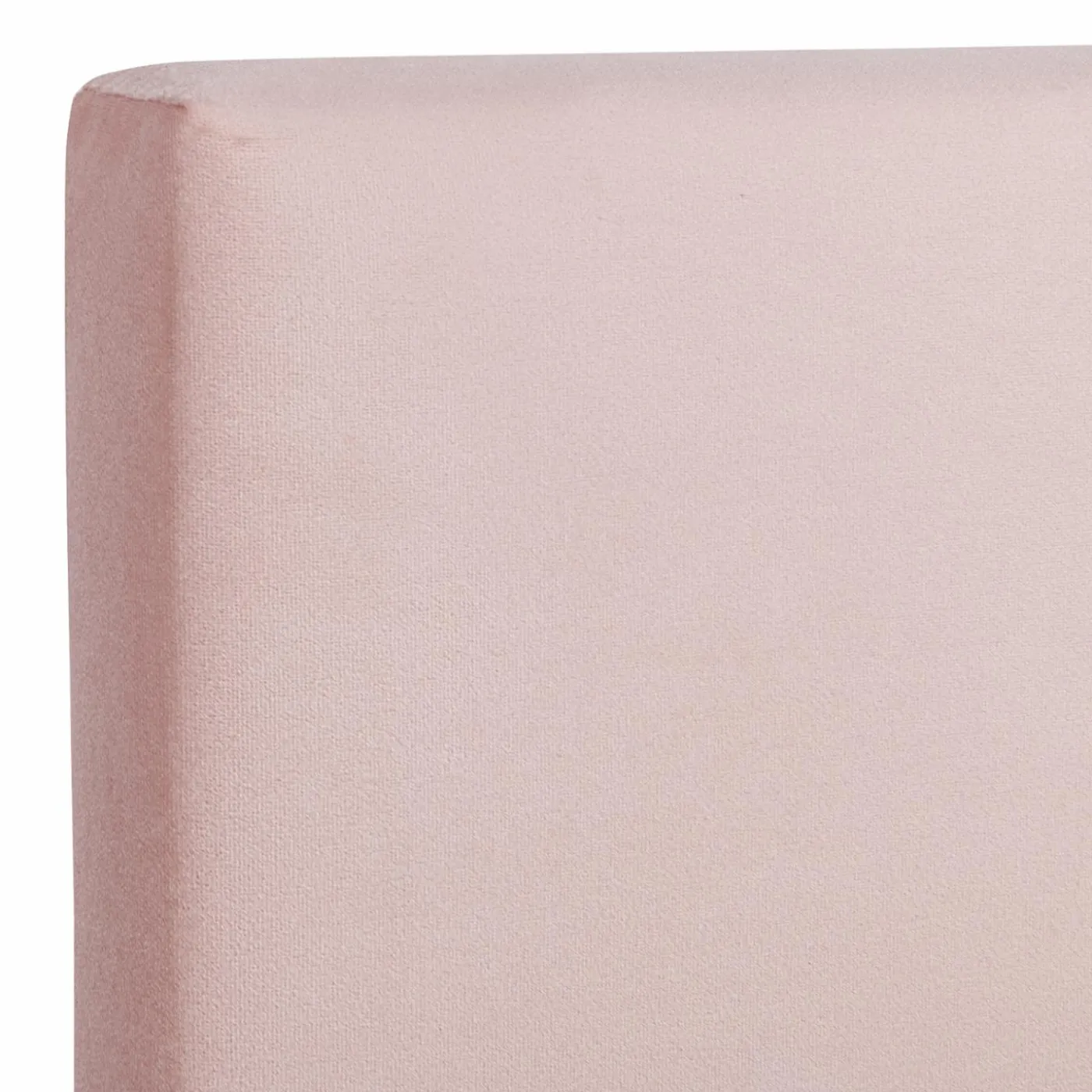 Lit style scandinave 140x190 cm rose