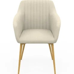 Lot chaises et fauteuils de table avec pied effet bois