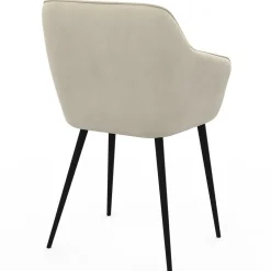 Lot chaises et fauteuils de table beige