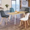 Lot de 4 chaises ajourées dépareillées design