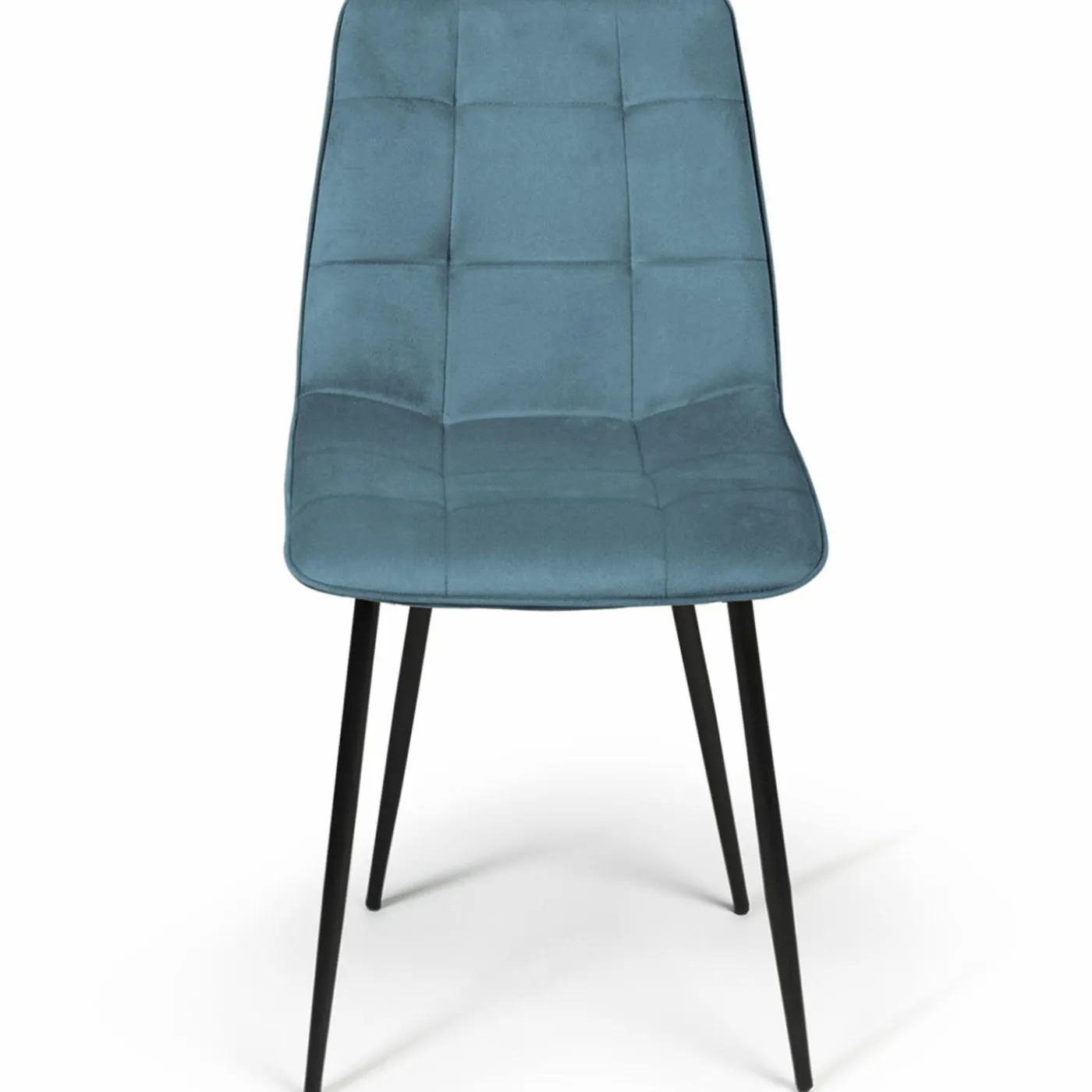 Lot de 4 chaises en velours plusieurs couleurs
