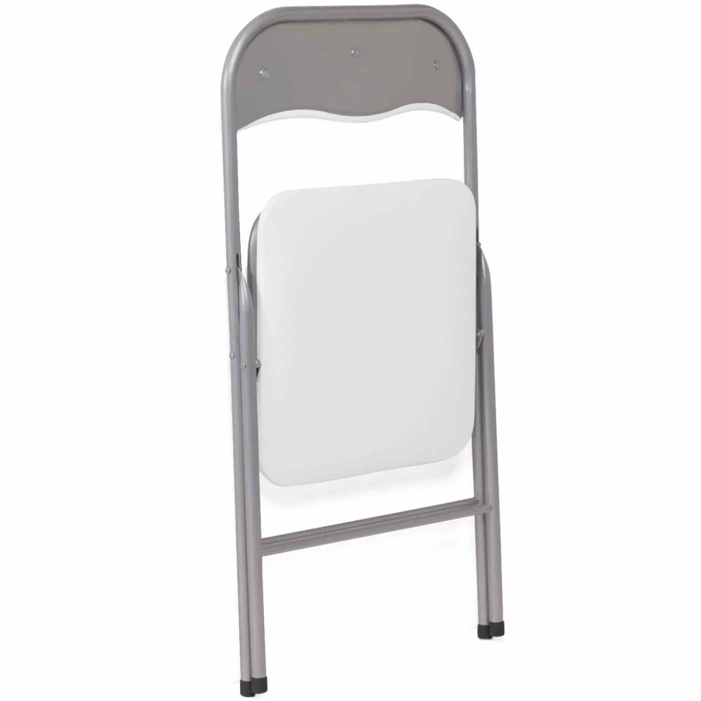 Lot de 6 chaises pliantes blanches d’intérieur