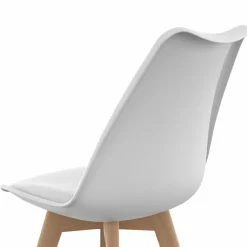 Lot de 6 chaises scandinaves mix color gris foncé, blanc, noir et velours patchworks