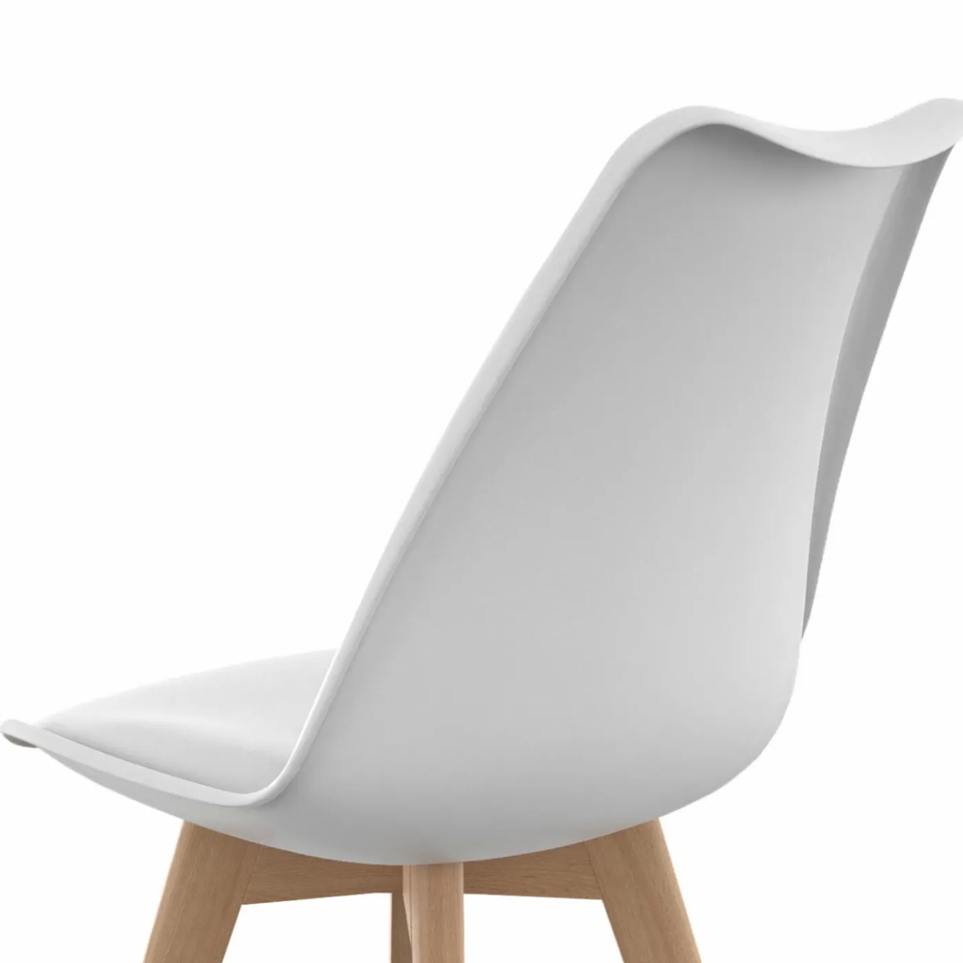 Lot de 6 chaises scandinaves mix color gris foncé, blanc, noir et velours patchworks