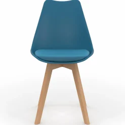 Lot de 6 chaises scandinaves 4 couleurs