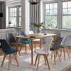 Lot de 8 chaises scandinaves 4 couleurs