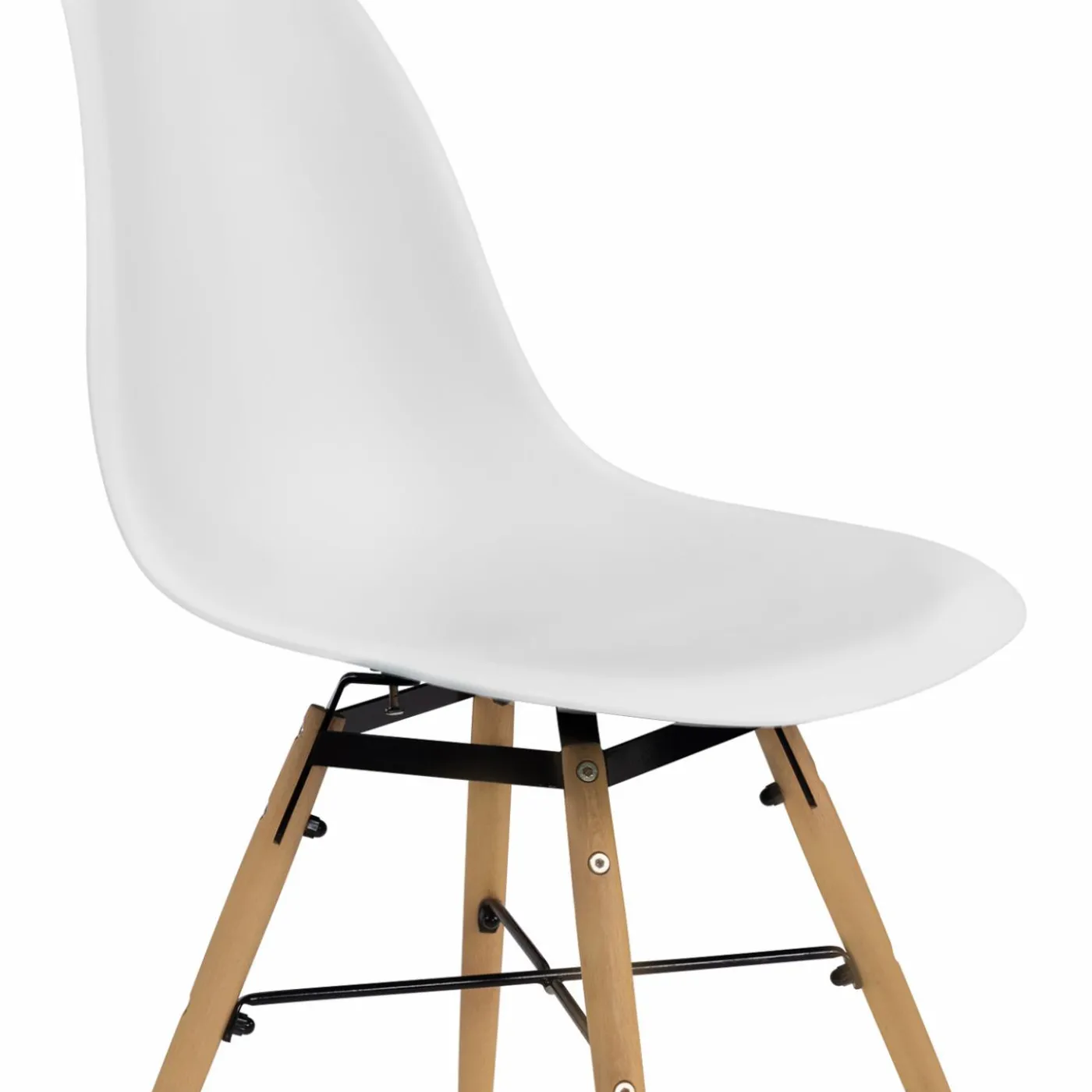 Lot de 6 chaises scandinaves couleur pastel