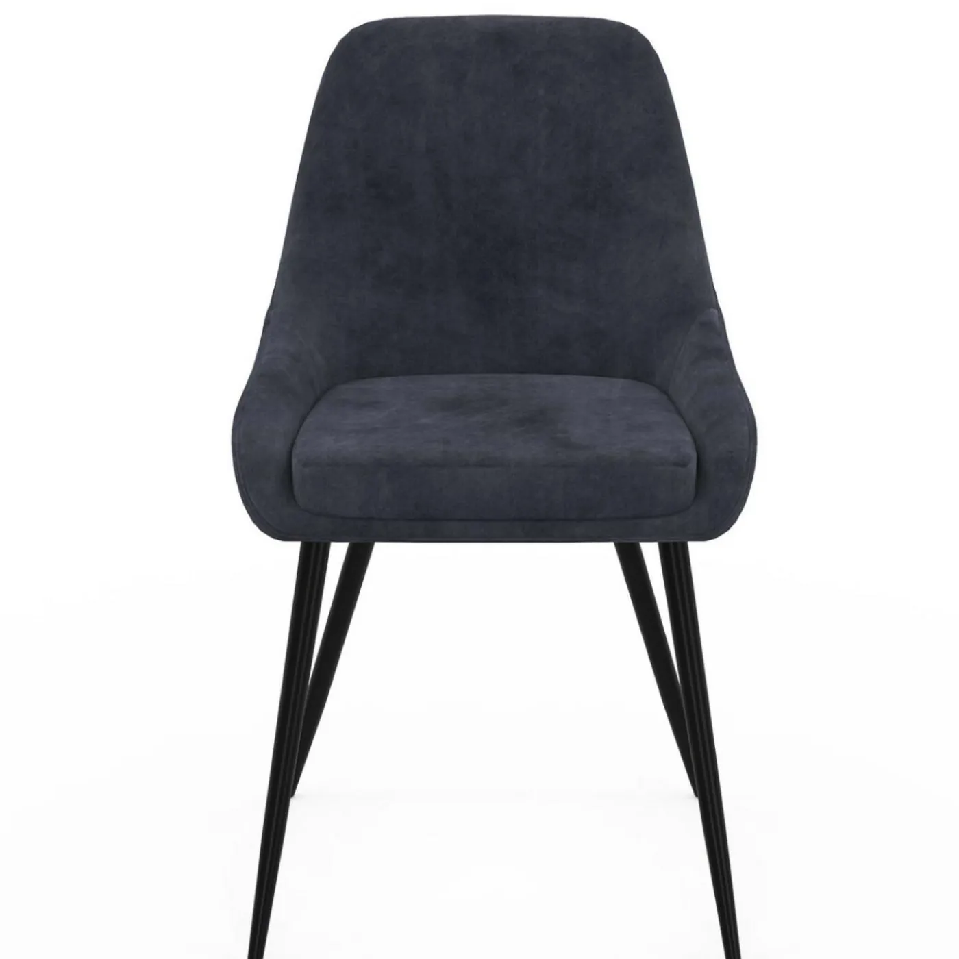 Lot de 4 chaises THALYA en velours mix color crème, gris clair, gris foncé, rose avec accoudoirs