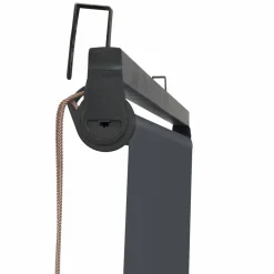 Lot de 2 stores enrouleurs gris pour pergola
