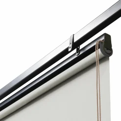 Lot de 3 stores enrouleurs écru pour pergola