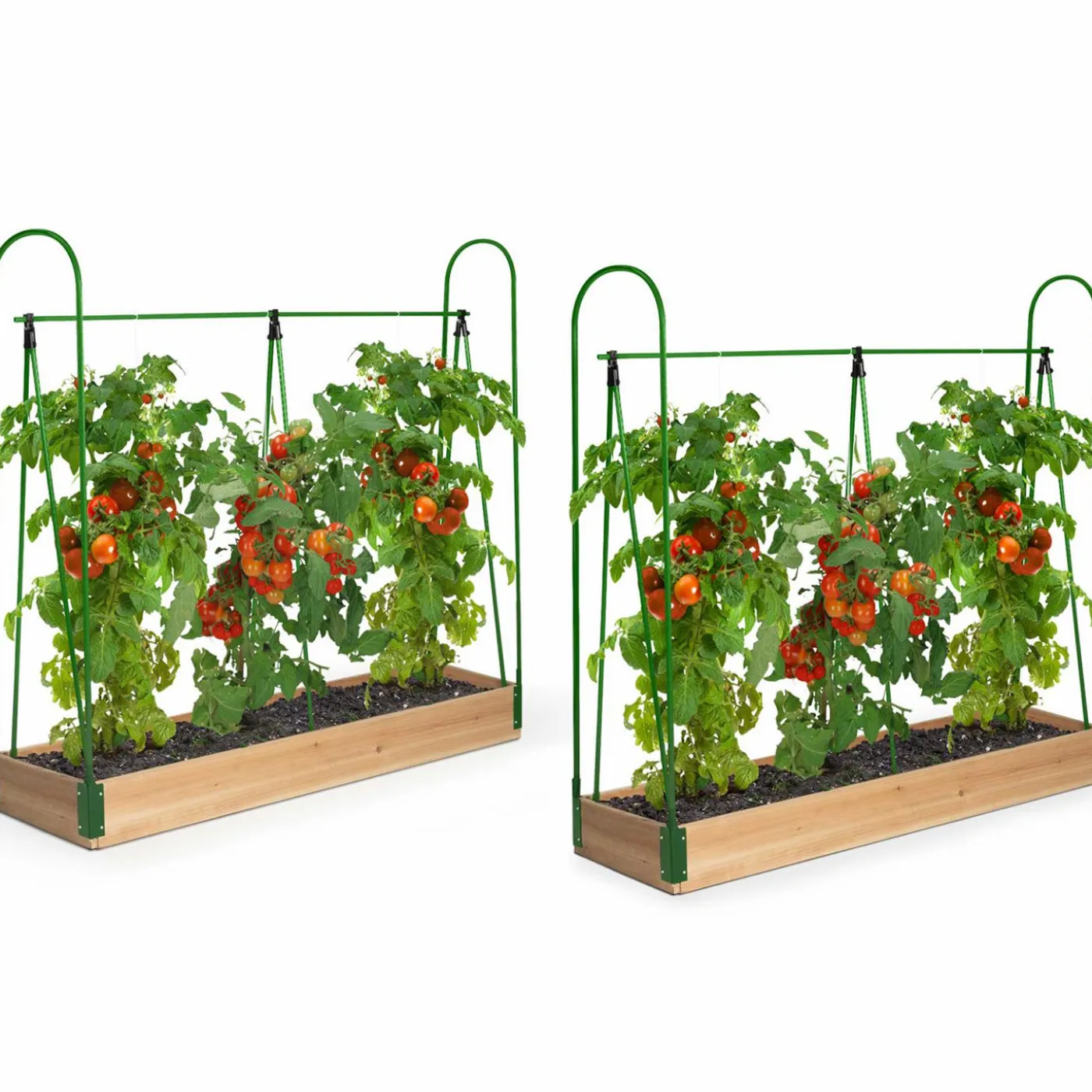 Lot de 2 tunnels à tomates 1,20 m