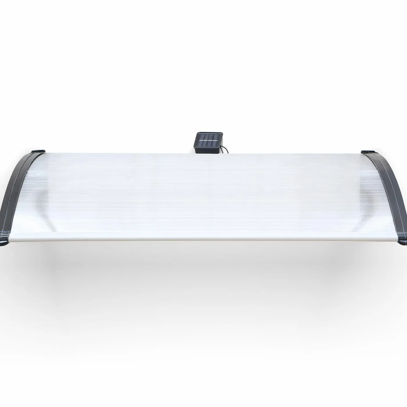 Marquise avec led solaires 80x120 cm