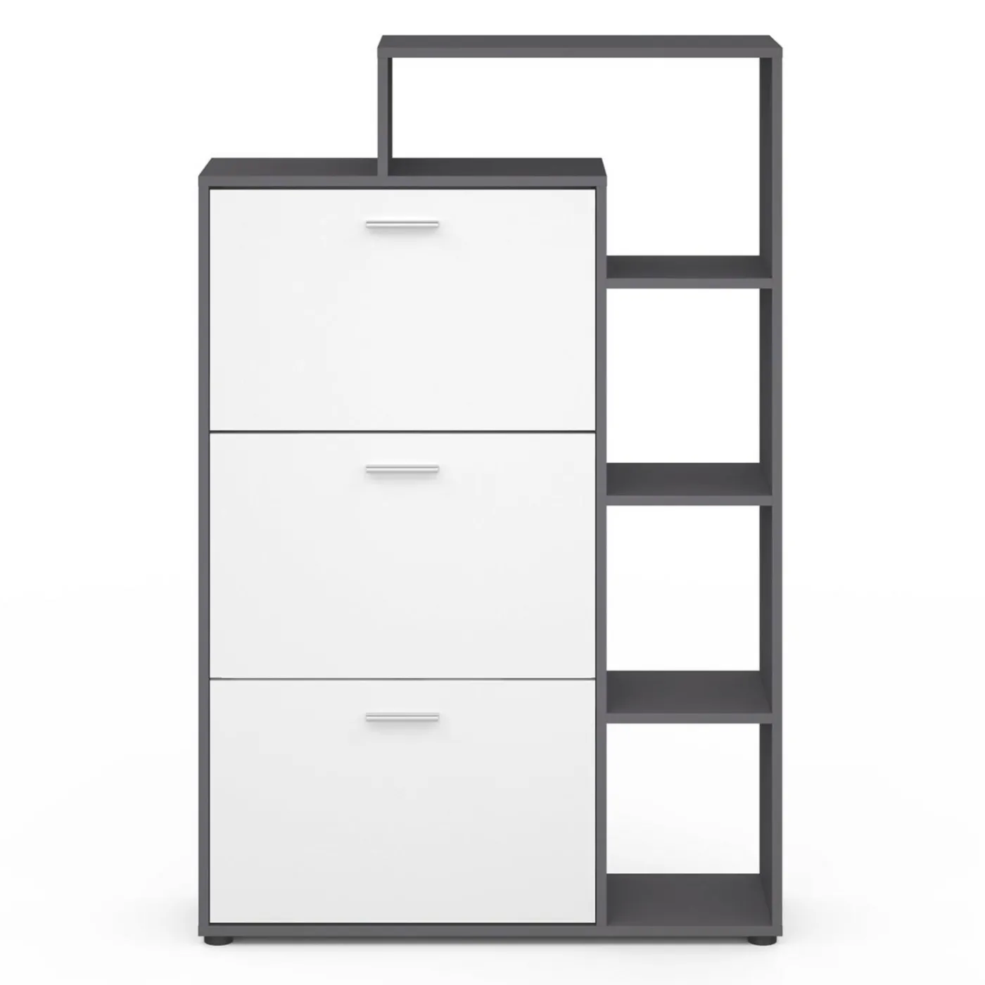 Meuble à chaussures 3 portes avec étagère