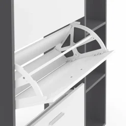 Meuble à chaussures 3 portes avec étagère