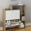 Meuble à chaussures 2 portes avec étagère