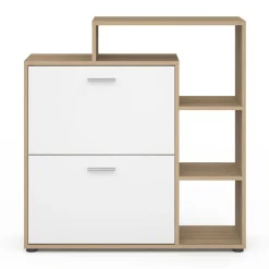 Meuble à chaussures 2 portes avec étagère