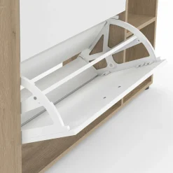 Meuble à chaussures 2 portes avec étagère