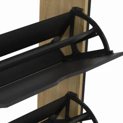 Meuble à chaussures industriel avec 4 portes