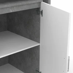 Meuble de bar pivotant imitation béton