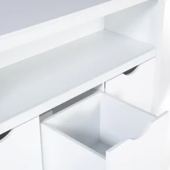Meuble de rangement pour enfant 3 tiroirs bois blanc
