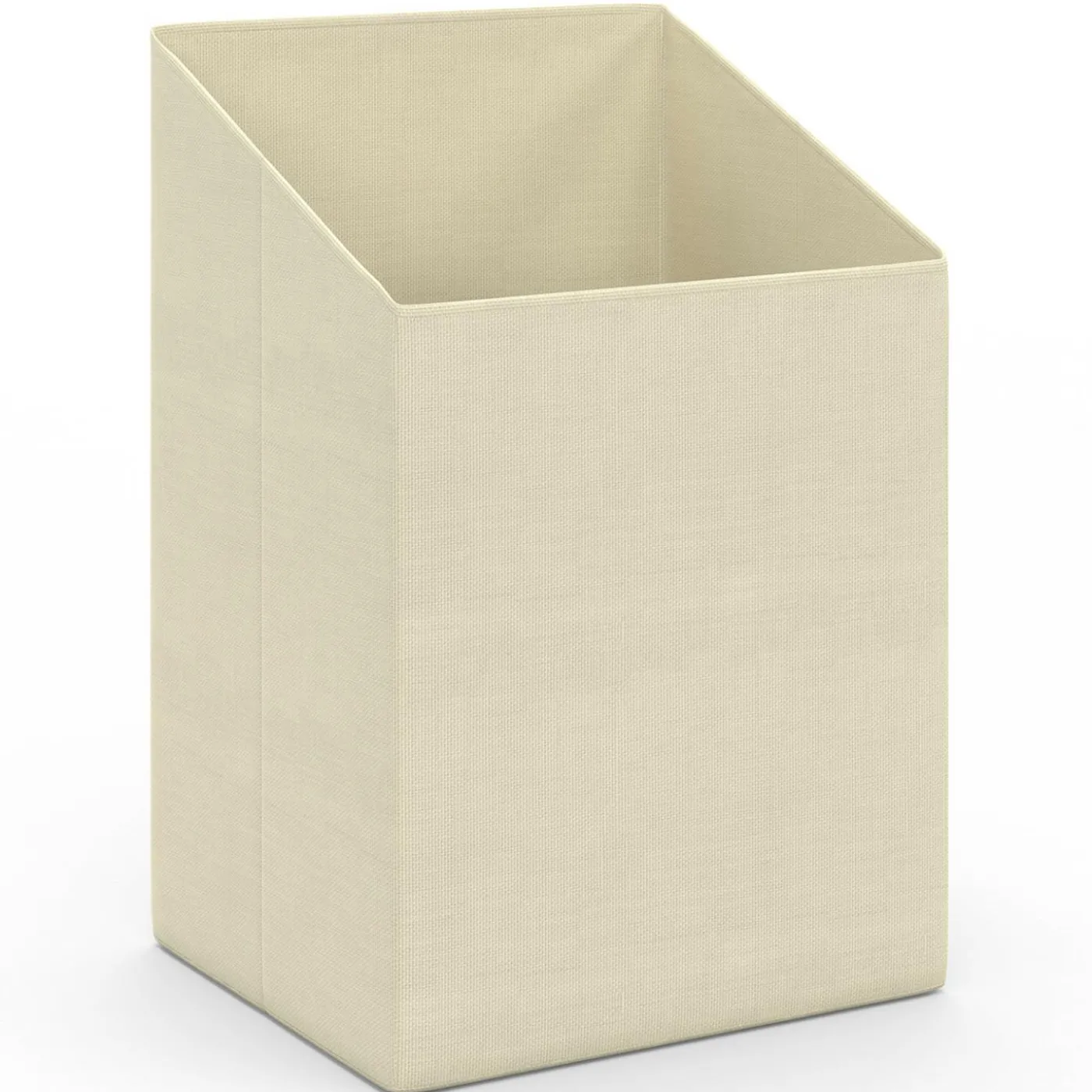 Meuble de rangement salle de bain bambou BEA 2 paniers à linge amovibles 1 tiroir tissu écru